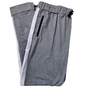 Yong Horse Joggers Mens 2XL Gray Workout Sweat Pants Drawstring Zip Pockets